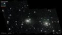 Autor: NASA/ESA/J. Mack, STScI/J. Madrid, Australian Telescope National Facility - Zelené kroužky představují polohy kulových hvězdokup v kupě galaxií Coma