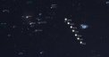 Autor: Stellarium - Pozice Venuše v dubnu 2023, kterak prochází poblíž hvězdokupy Plejády
