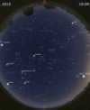 Autor: Martin Gembec - Mapa oblohy 4. února 2015 v 18:00 SEČ. Data: Stellarium